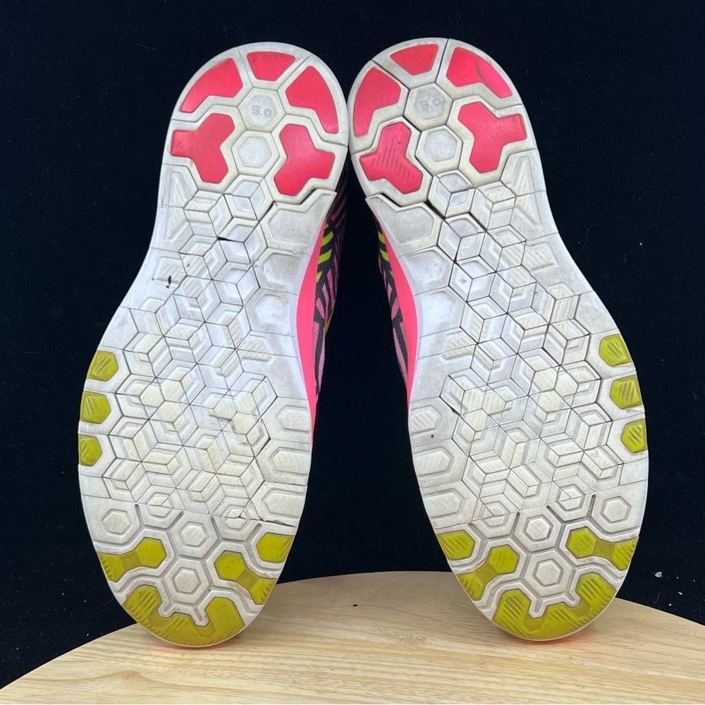 Nike Free 5.0 TR Fit 5 Women's Size 8.5 Pink Neon Running Shoes 704695-600 - Picture 9 of 10